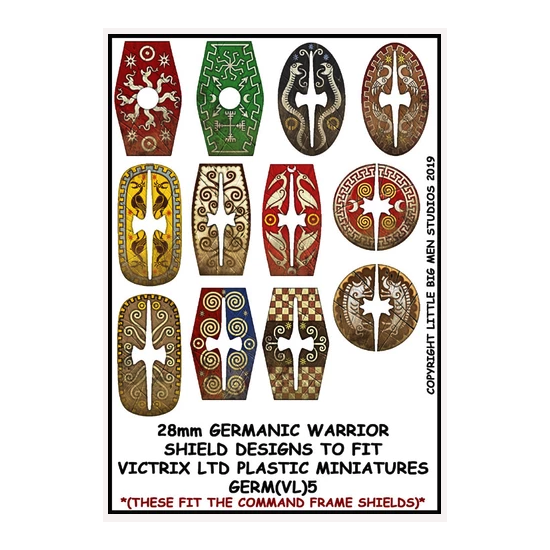 Germanic Warriors Shield Designs GERM 5